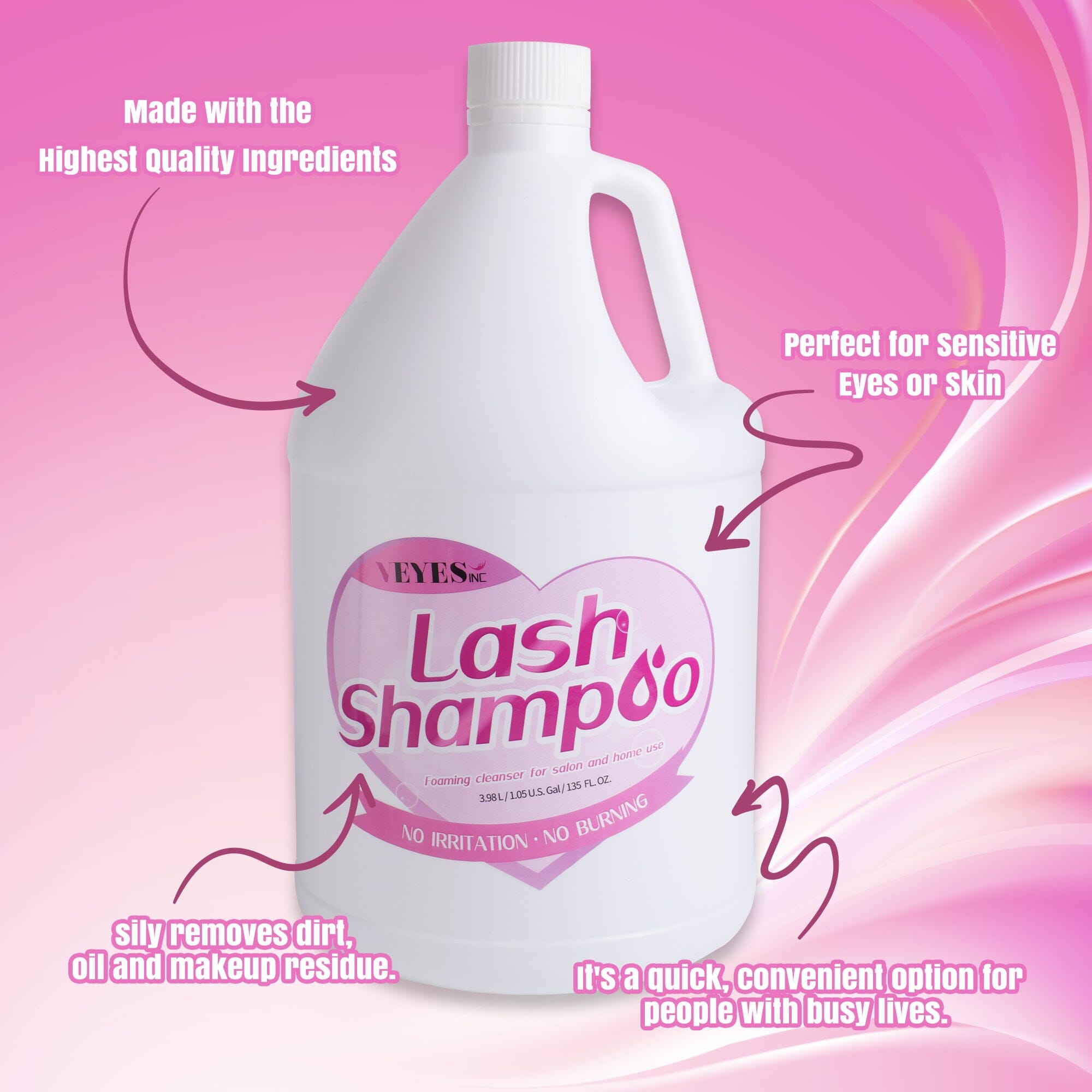 1 Gallon Lash Shampoo VEYELASH®