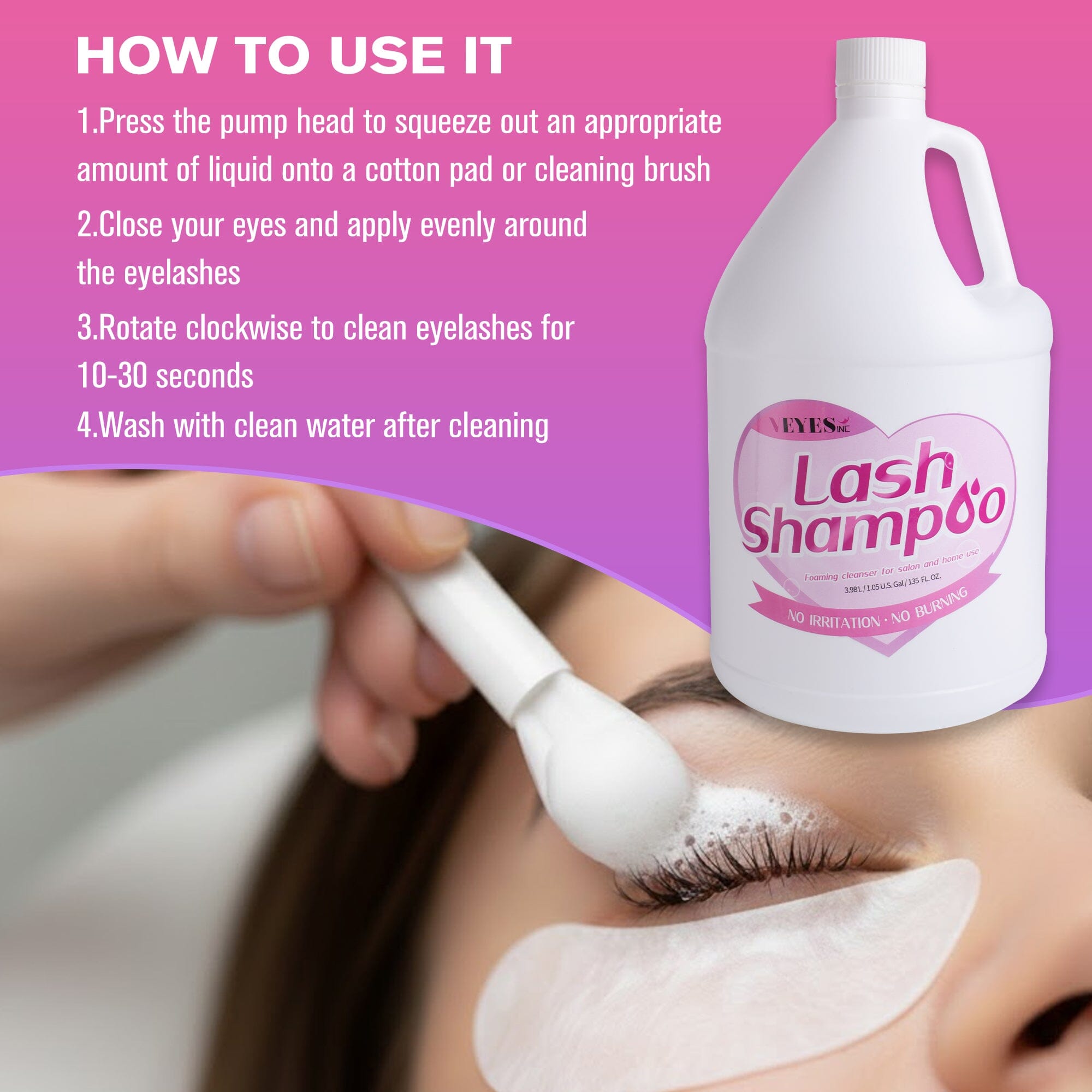 1 Gallon Lash Shampoo VEYELASH®