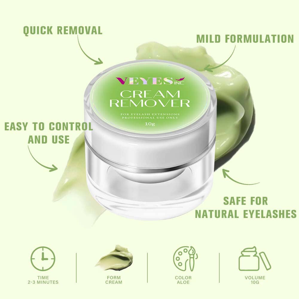 10g Aloe Cream Remover Amazon Store False Eyelash Remover VEYELASH