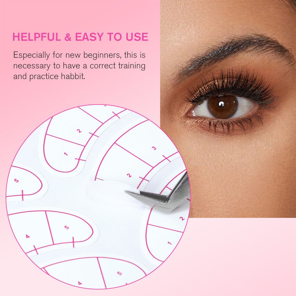 10PCS Lash Map Paper VEYELASH