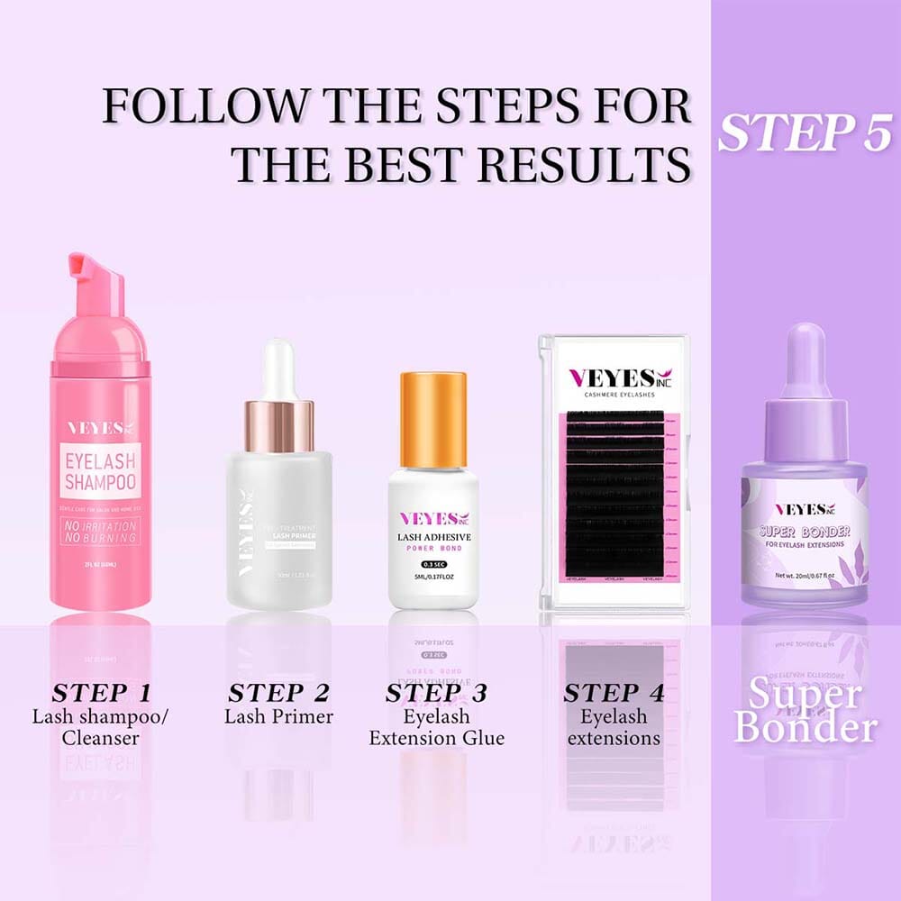 20ML Violet Super Bonder Eyelash Kits VEYELASH®