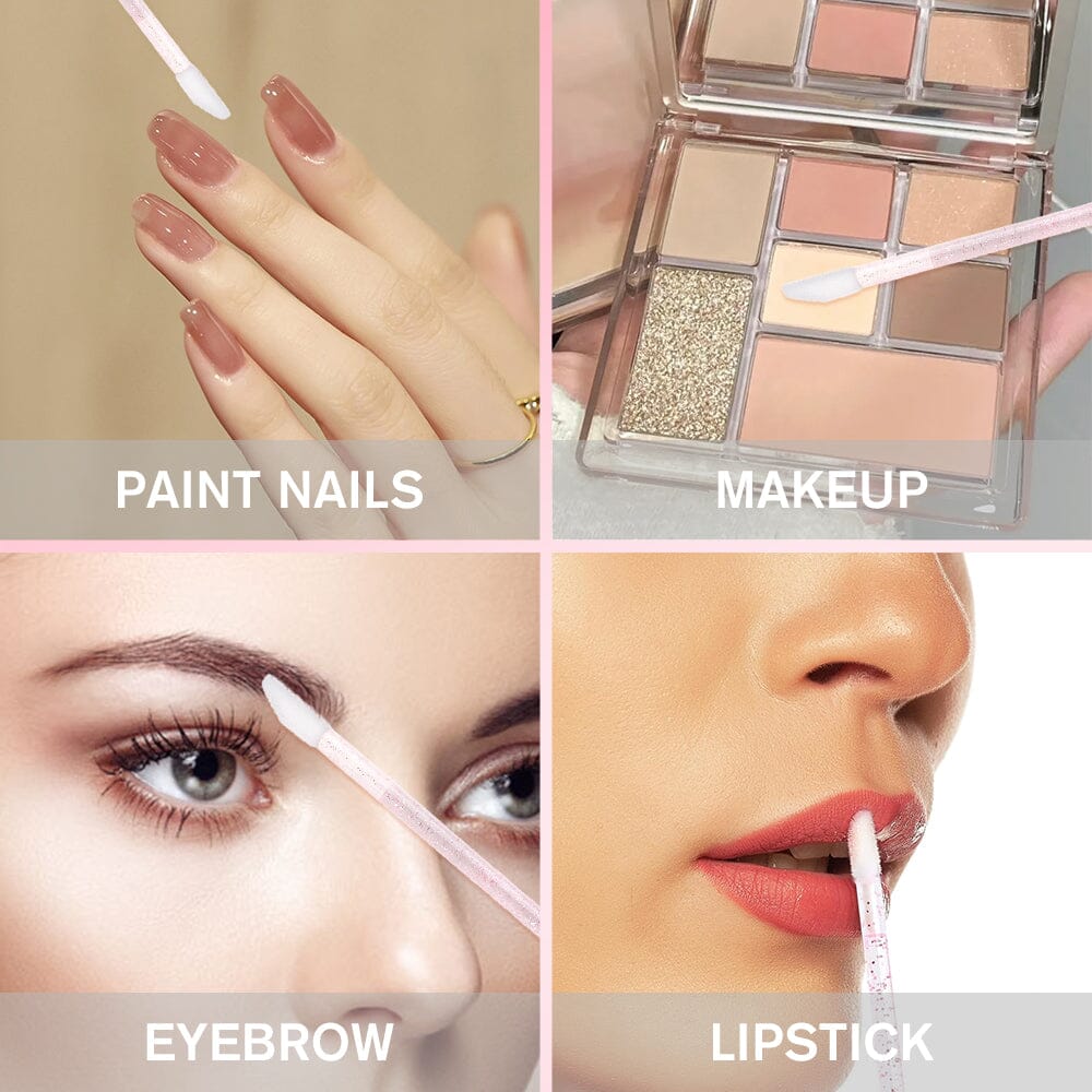 50PCS Glitter Lip Brush VEYELASH