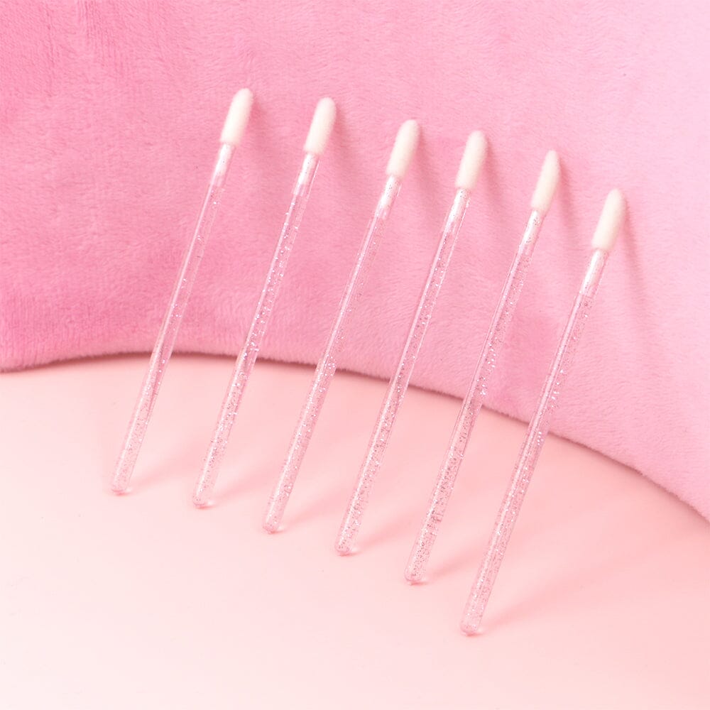 50PCS Glitter Lip Brush VEYELASH