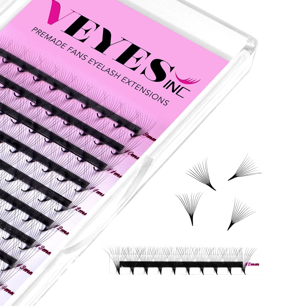 5D 7D 10D Premade Fans 0.05mm Premade volume fans VEYELASH