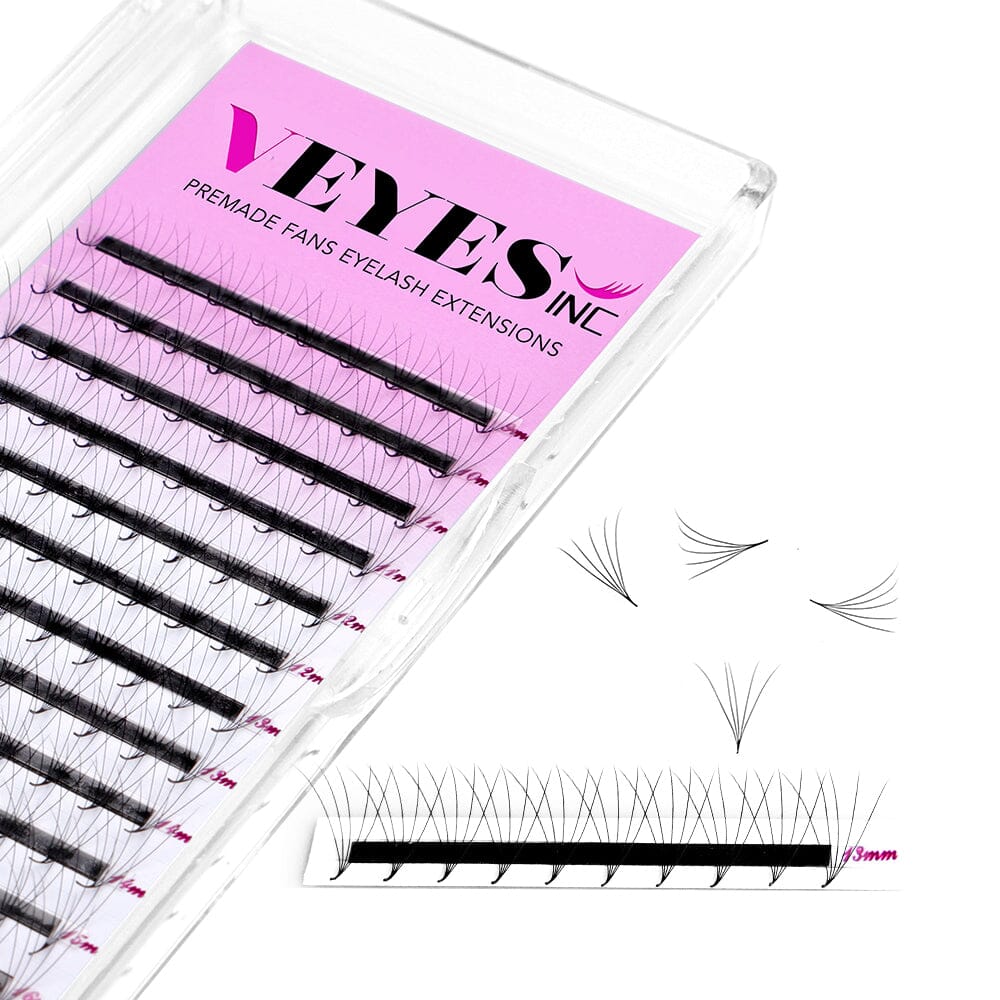 5D 7D 10D Premade Fans 0.05mm Premade volume fans VEYELASH