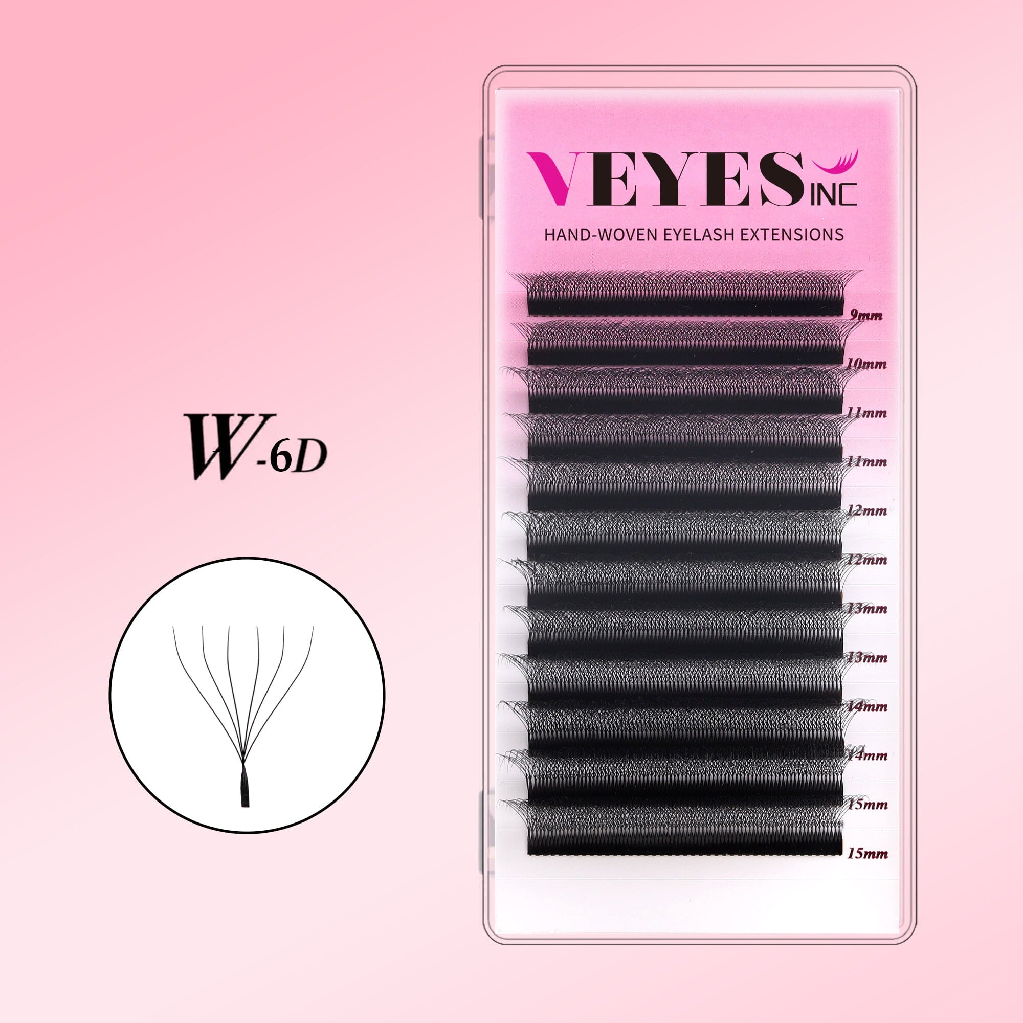 6D W Lash Extensions Individual eyelashes VEYELASH