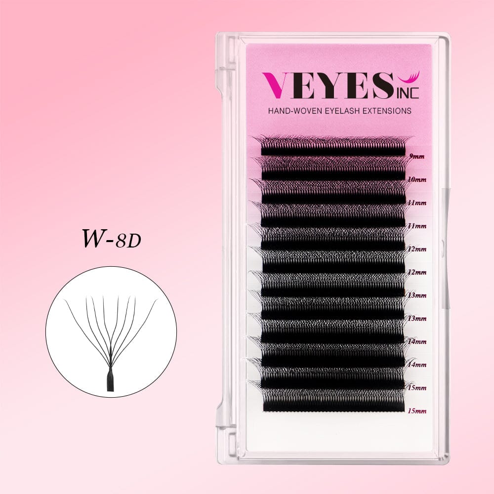 8D W Lash Extensions Individual eyelashes VEYELASH