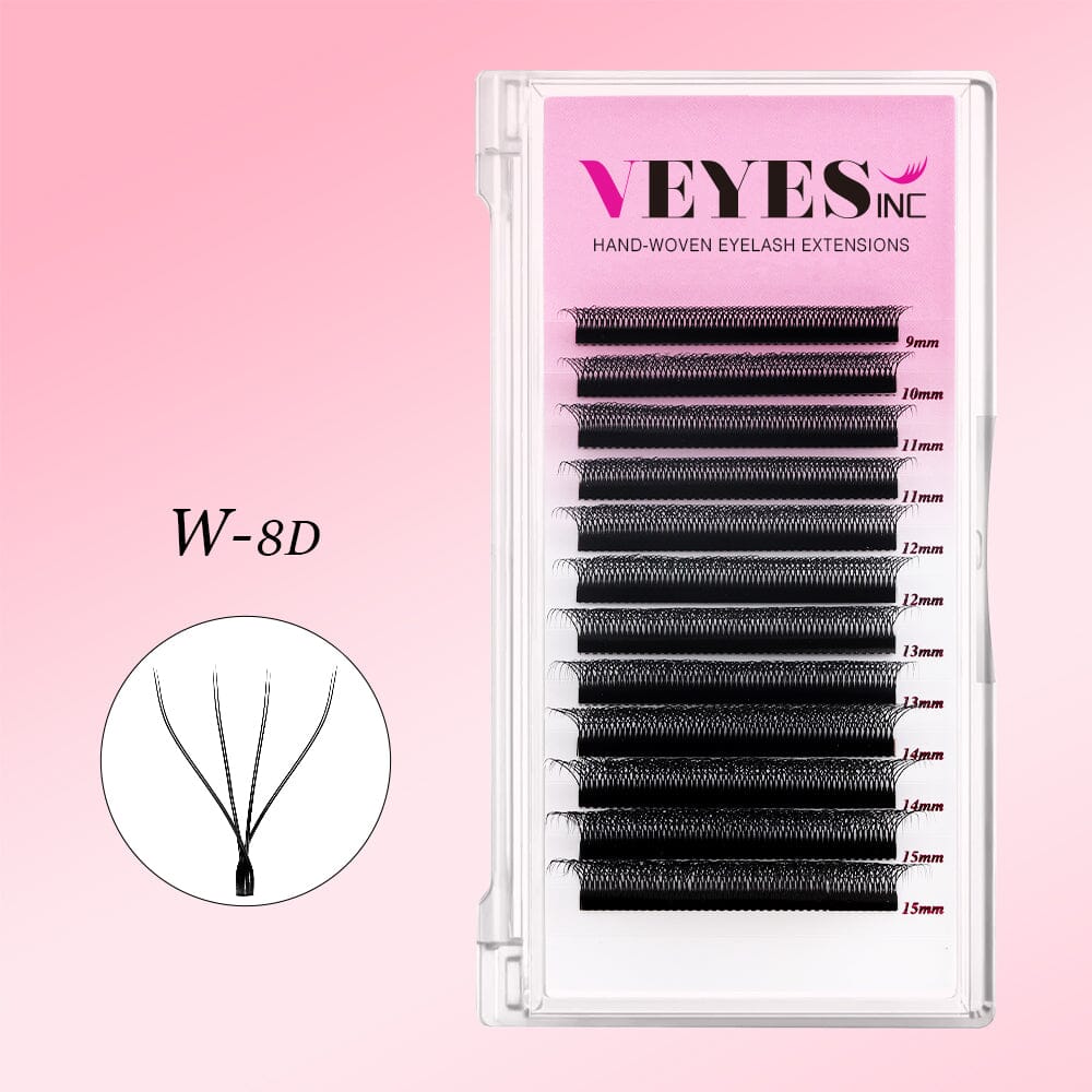 8D WW Lash Extensions Individual eyelashes VEYELASH