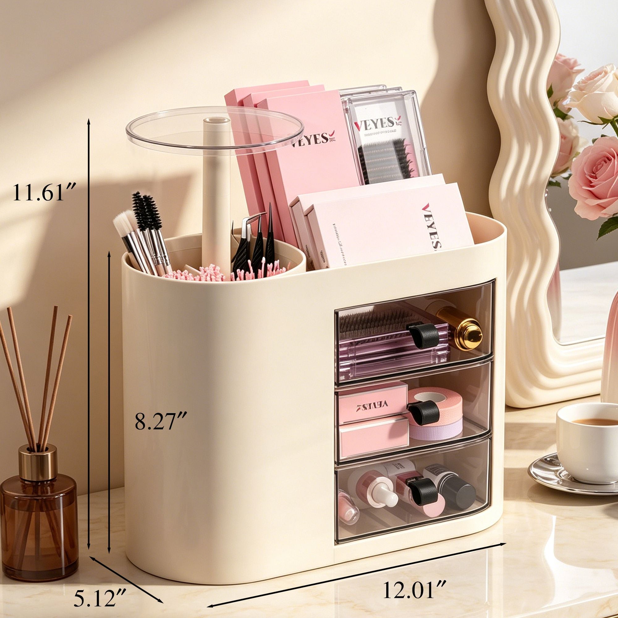 Adjustable Height Storage Box VEYELASH®