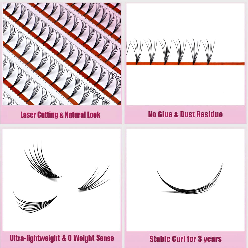 Airlift Manga Lashes Premade volume fans VEYELASH