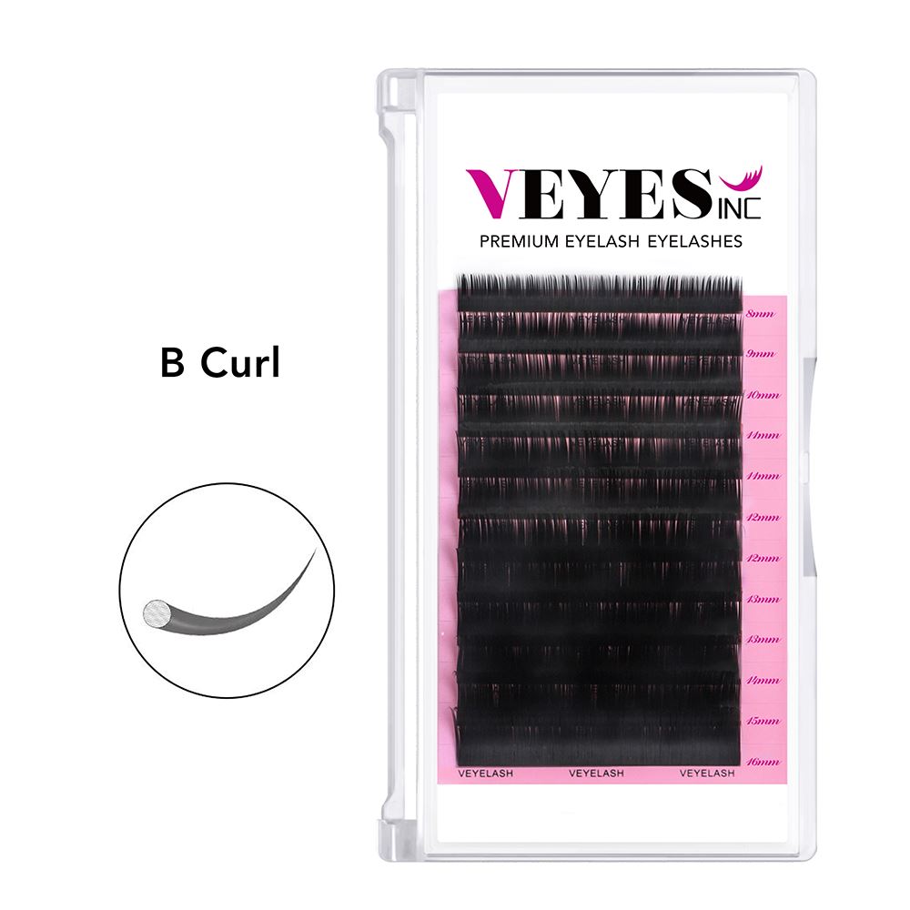 B Curl Lash Extensions Individual eyelashes VEYELASH