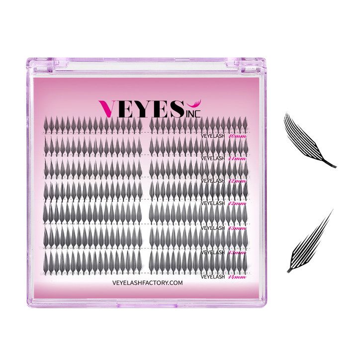 Birdie Lashes Premade volume fans VEYELASH