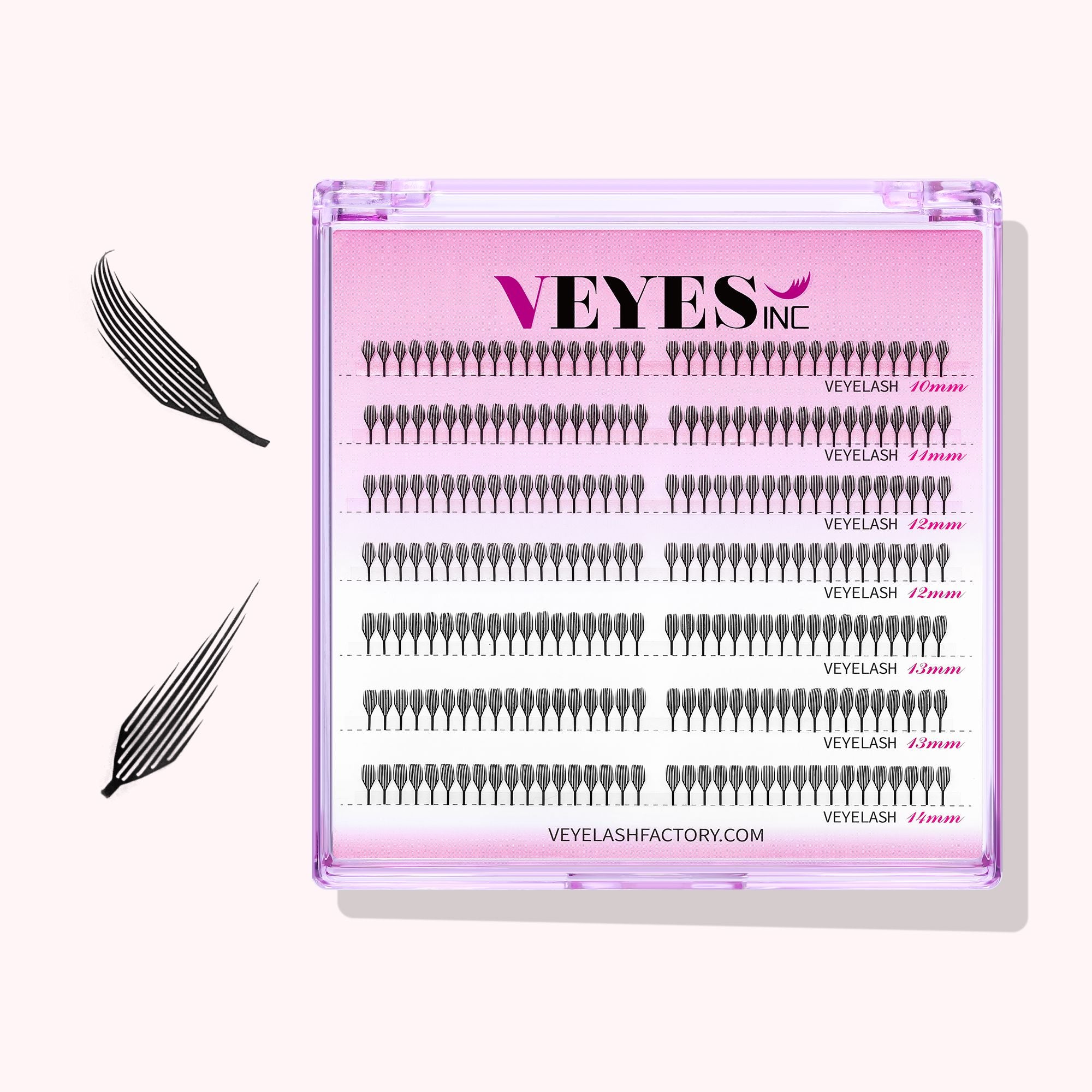 Birdie Lashes Premade volume fans VEYELASH