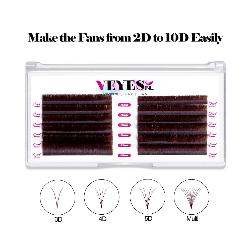 Brown Self Fanning Lash VEYELASH®