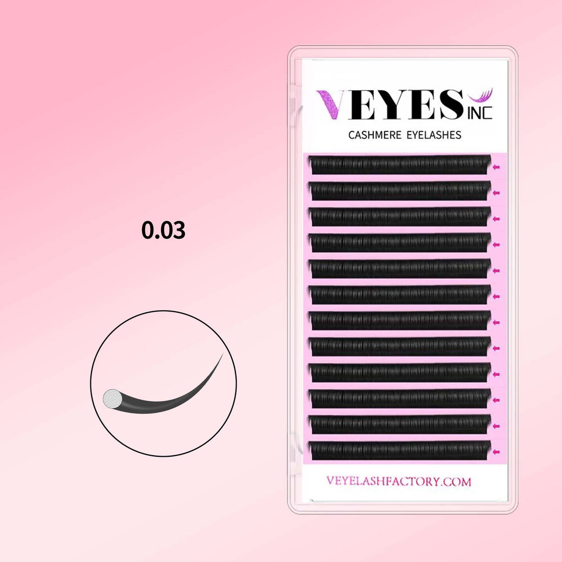 Cashmere Lashes - 0.03MM Individual eyelashes VEYELASH®