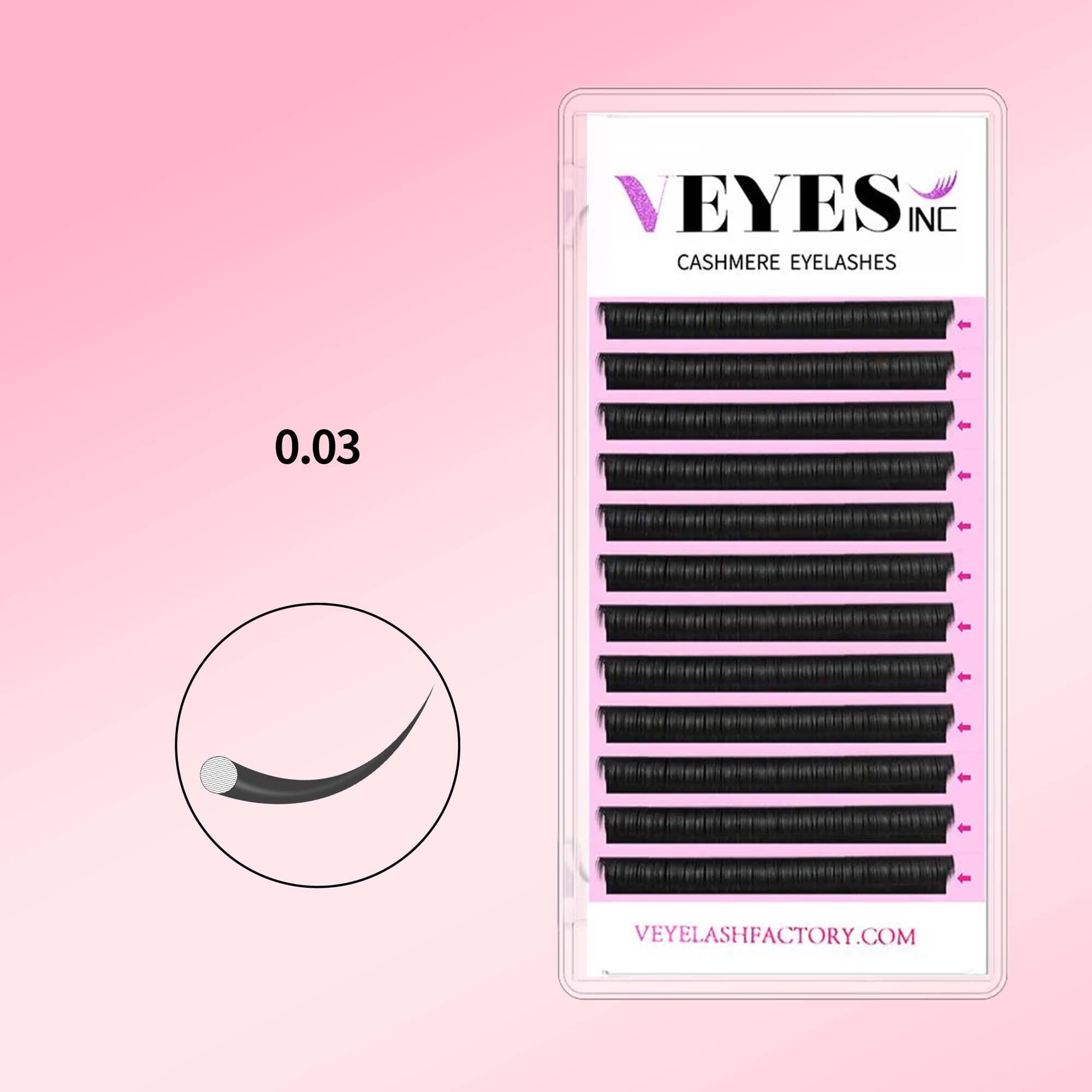 Cashmere Lashes - 0.03MM Individual eyelashes VEYELASH®