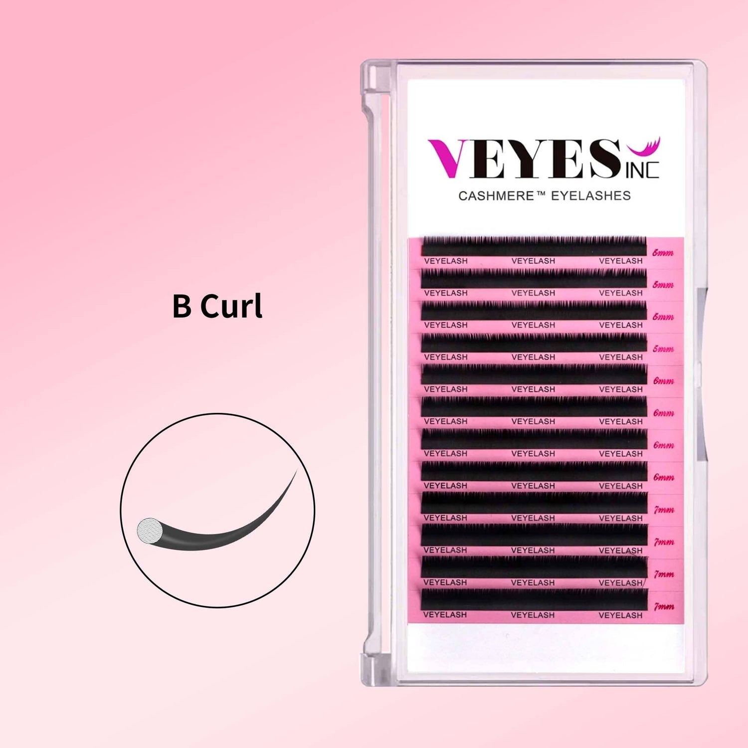 Cashmere Lashes - 5-7mm Bottom Lash Individual eyelashes VEYELASH®
