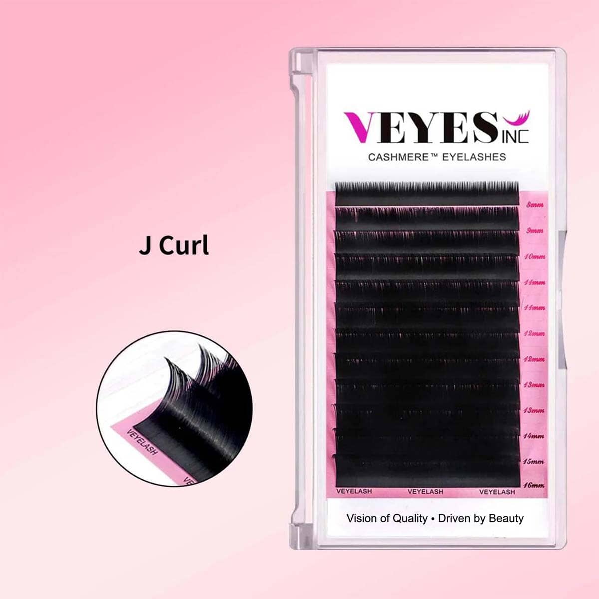 Cashmere Lashes - J & B Curl Individual eyelashes VEYELASH®