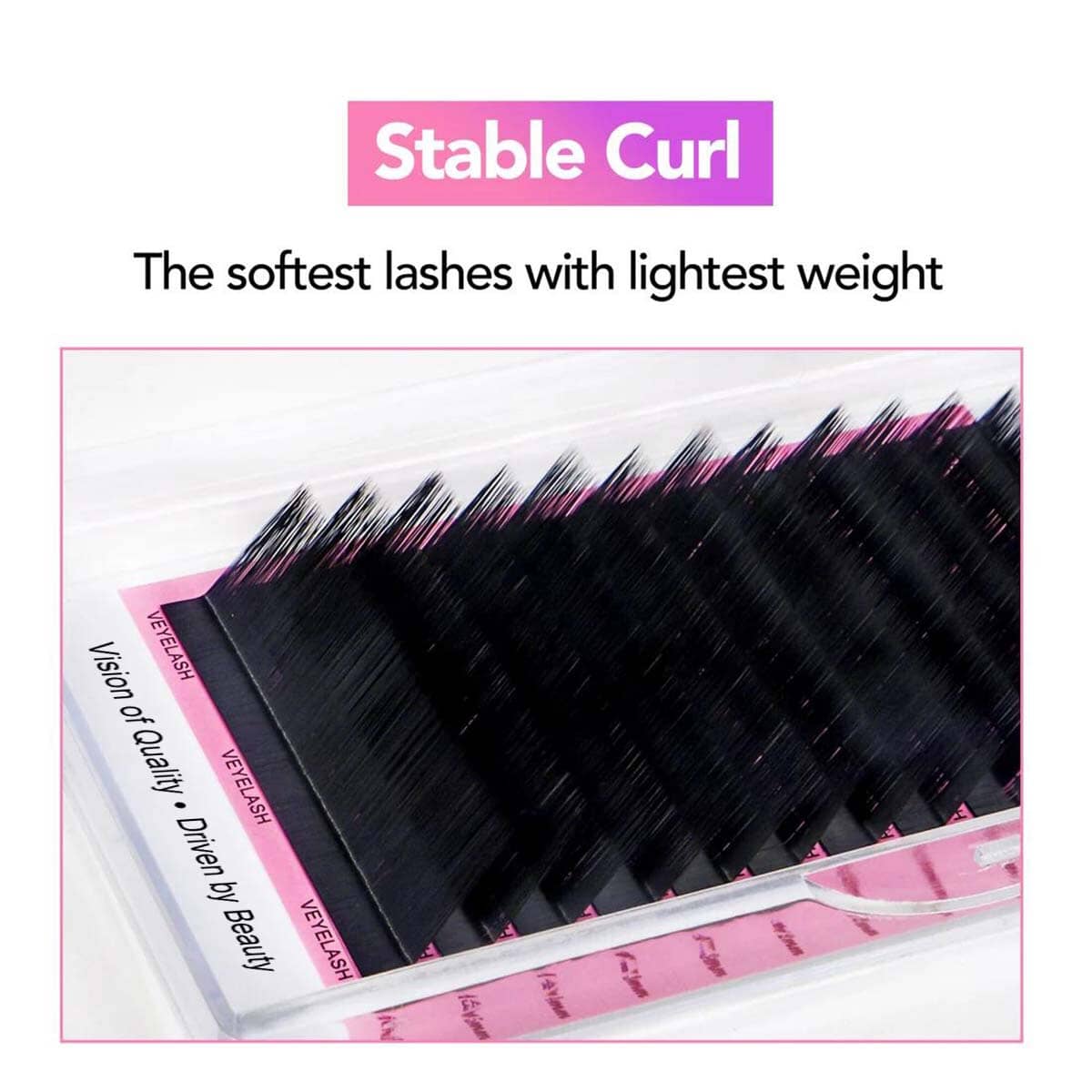 Cashmere Lashes - L Curl Individual eyelashes VEYELASH®