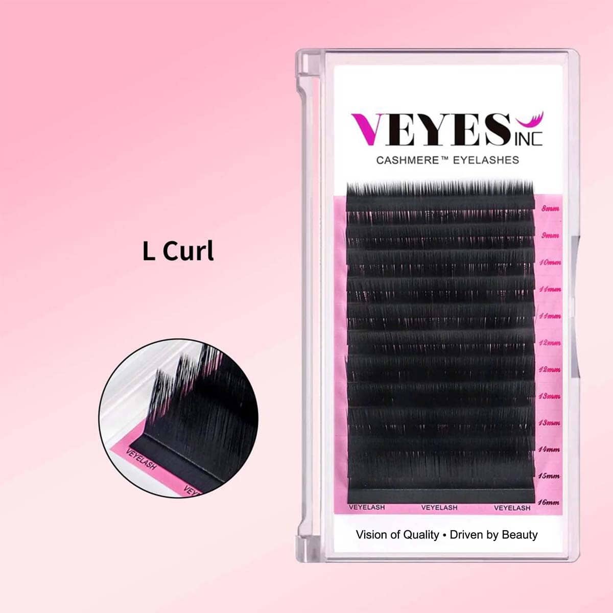 Cashmere Lashes - L Curl Individual eyelashes VEYELASH®