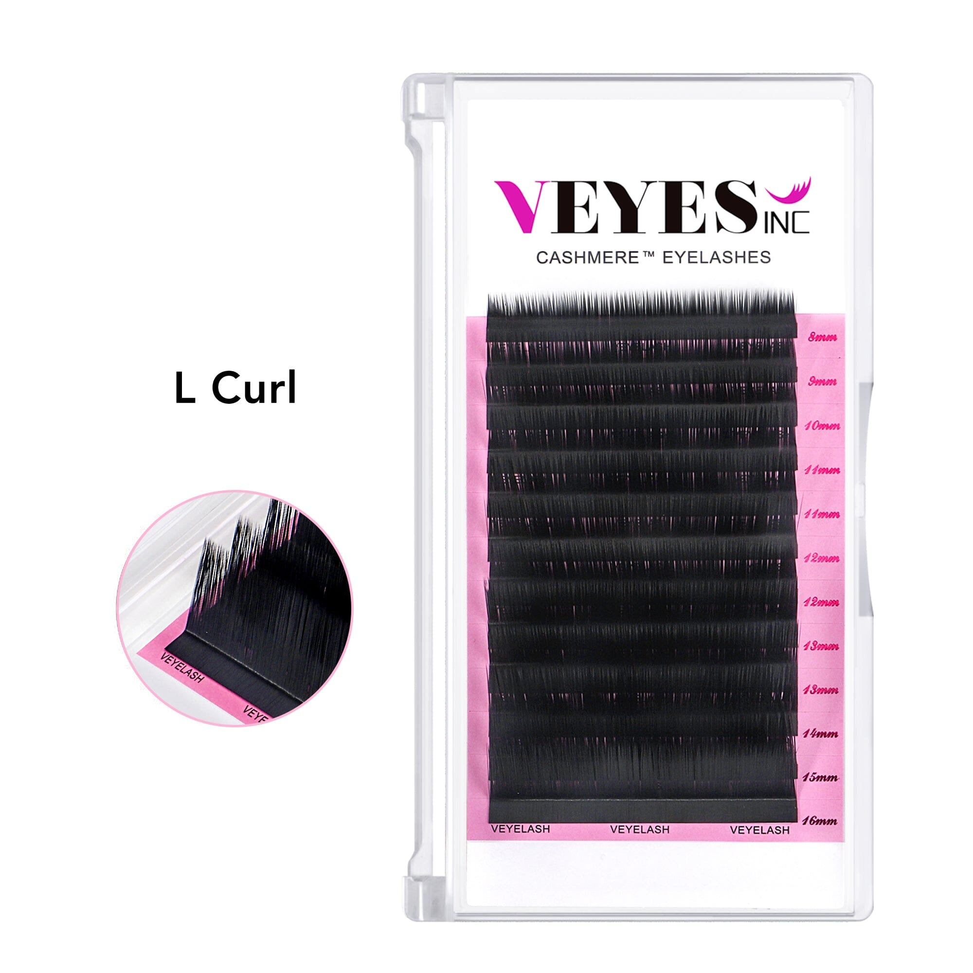 Cashmere Lashes - L Curl Lash Individual eyelashes VEYELASH®