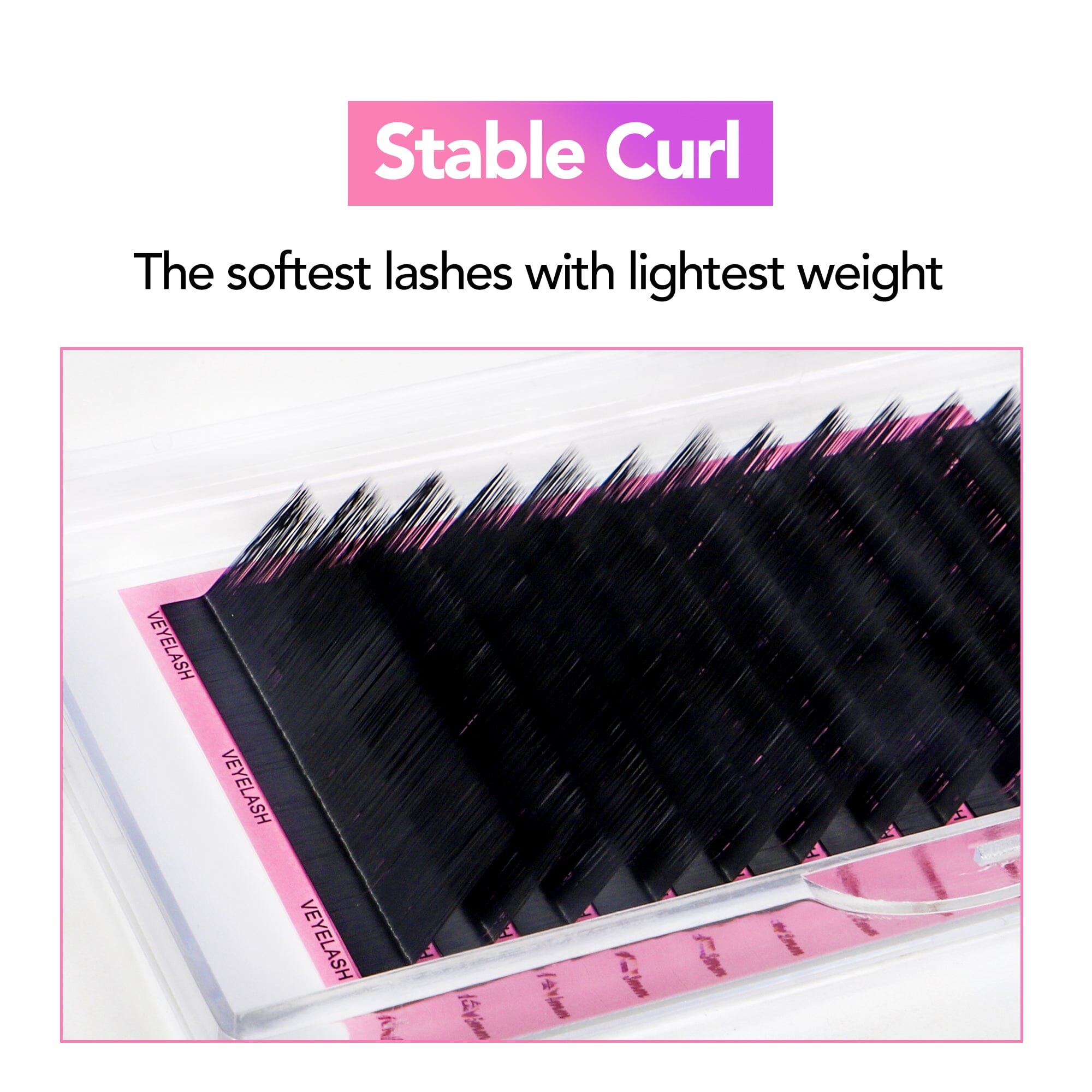 Cashmere Lashes - L Curl Lash Individual eyelashes VEYELASH®