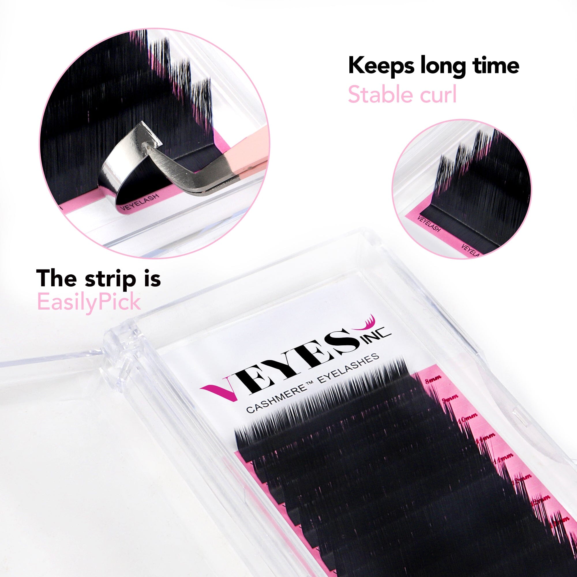 Cashmere Lashes - L Curl Lash Individual eyelashes VEYELASH®