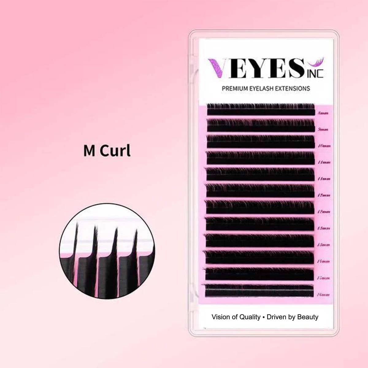 Cashmere Lashes - M Curl Individual eyelashes VEYELASH