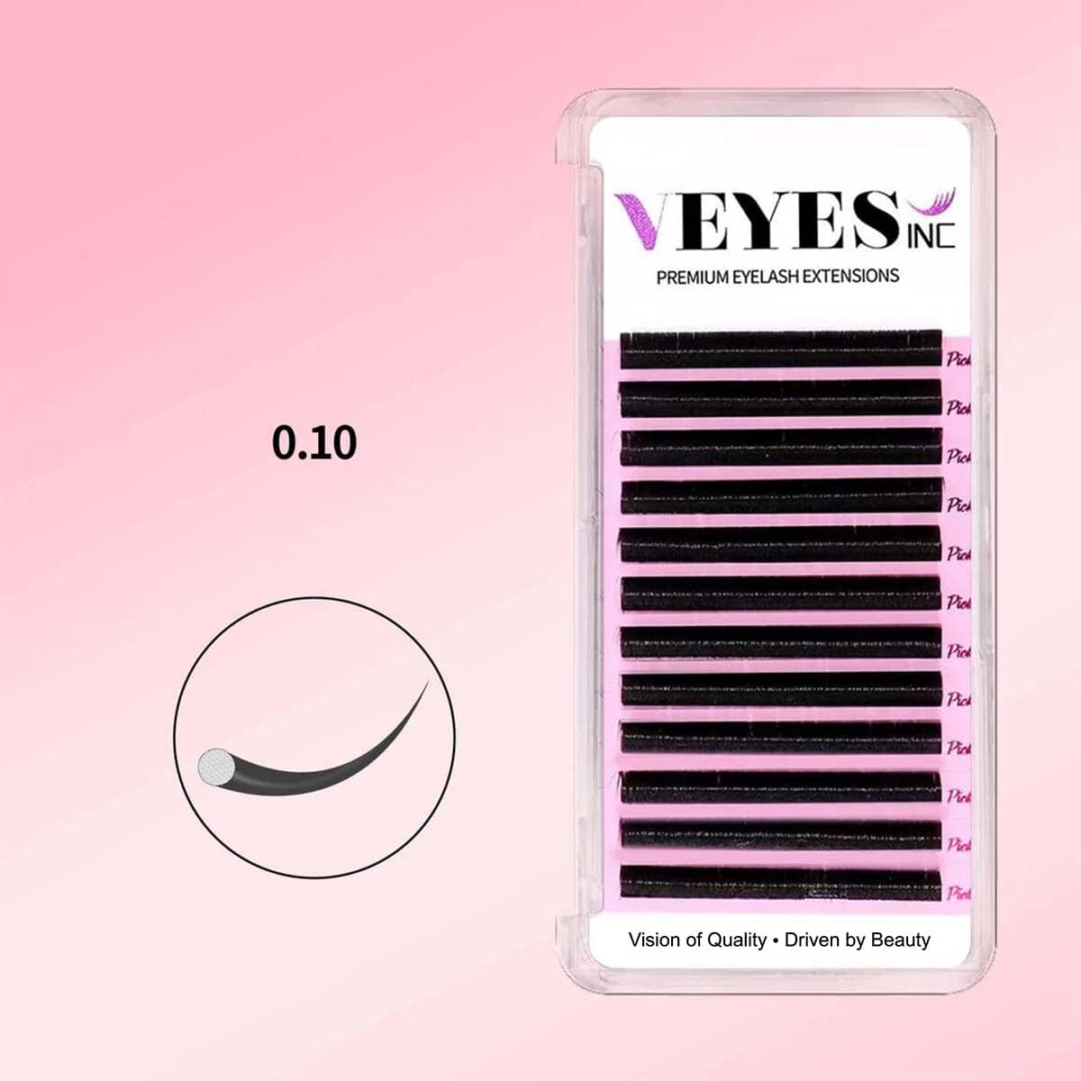 Classic Lash Extensions 0.10mm Individual eyelashes VEYELASH