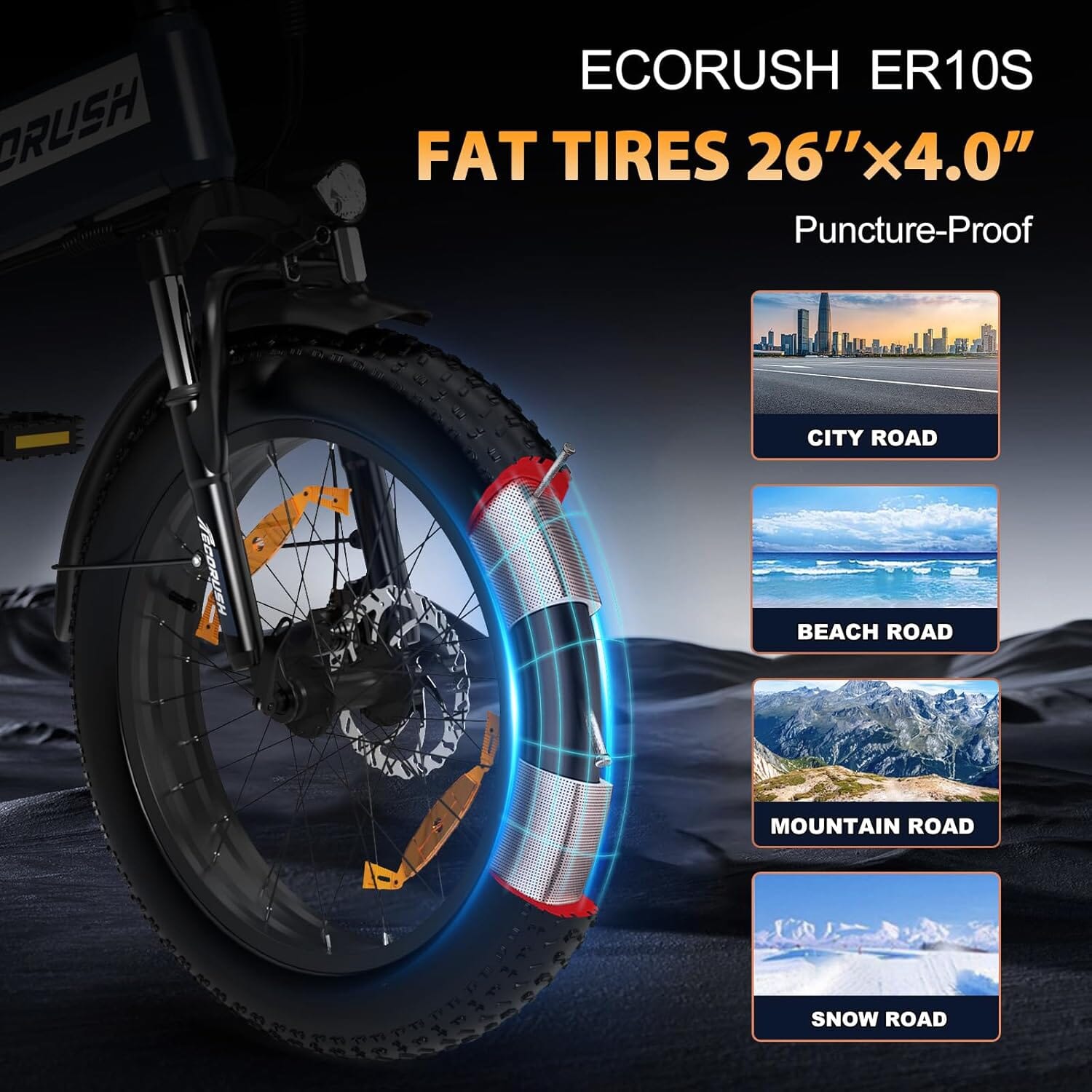 ECORUSH E Bike VEYELASH®