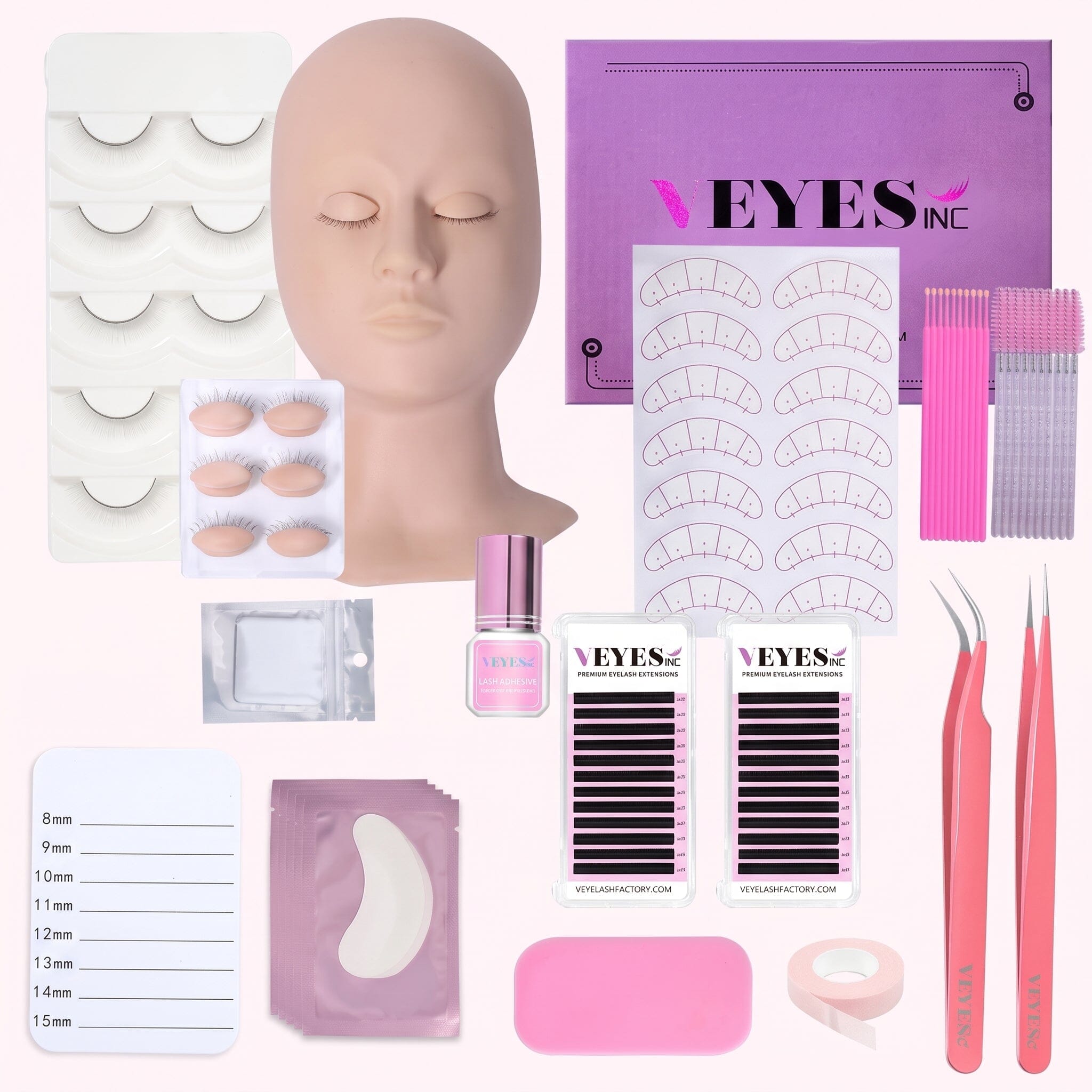 Eyelash Training Kit 3 Eyelash Kits VEYELASH