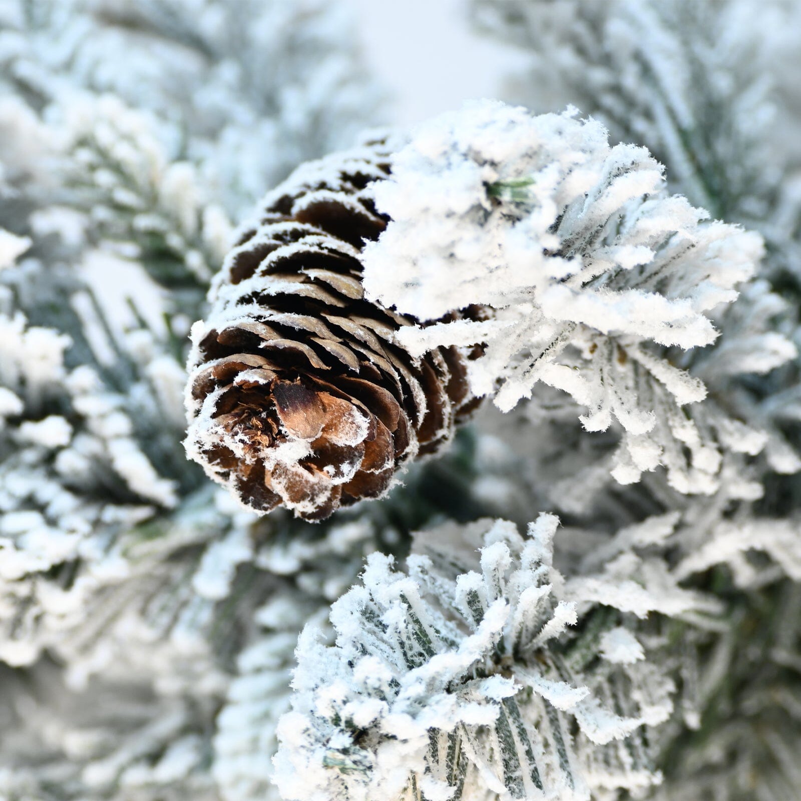 Flocked Christmas Tree with Pot Base Lab Information Network Co., Limited
