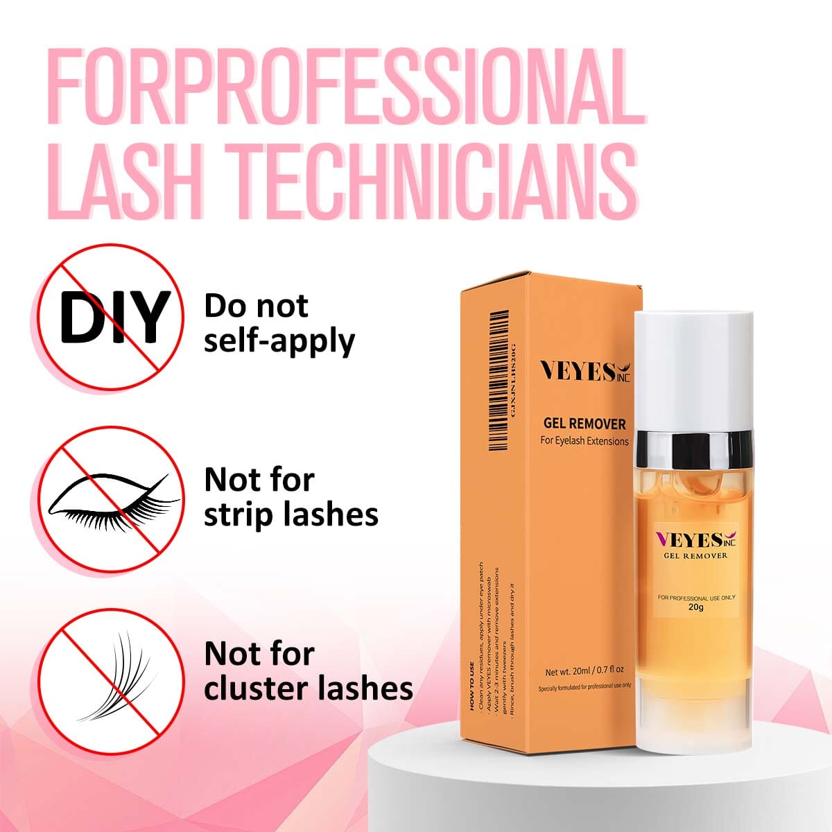 Gel Removal VEYELASH