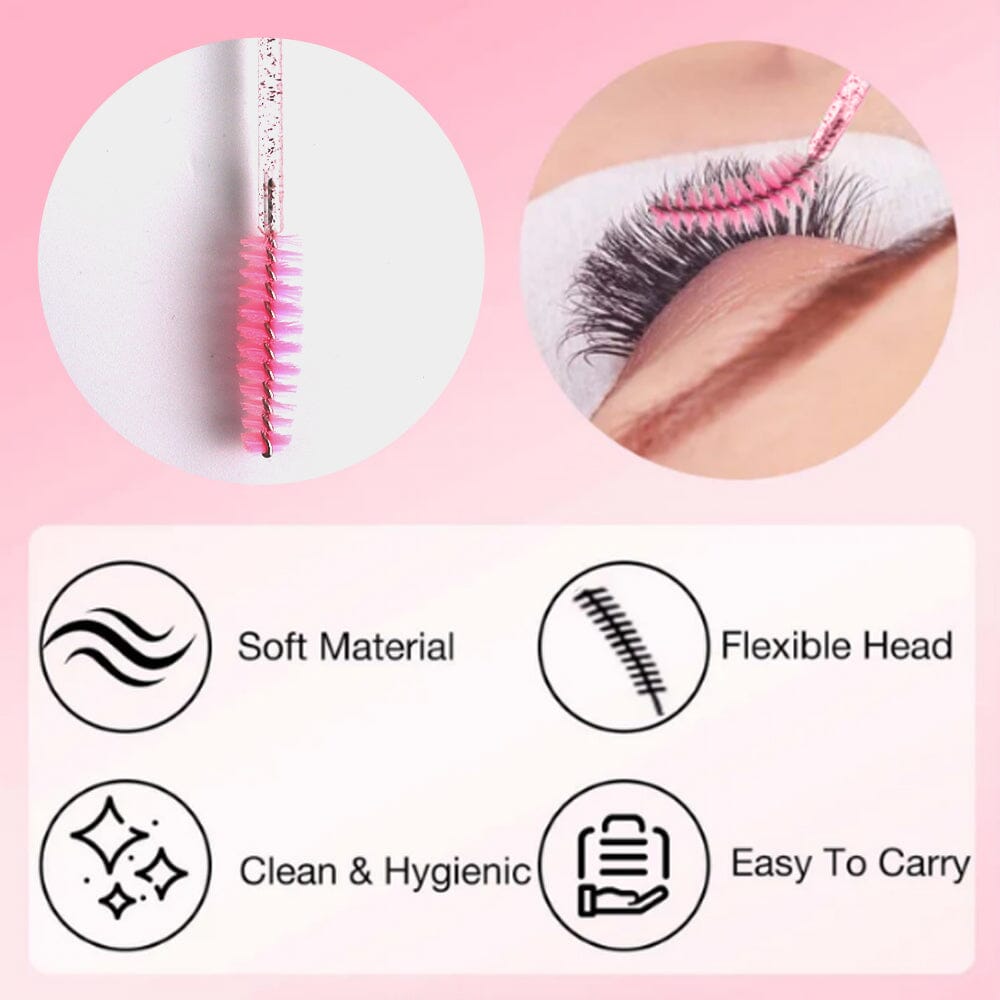 Glitter Mascara Brushes With Tube Eyelash brushes VEYELASH