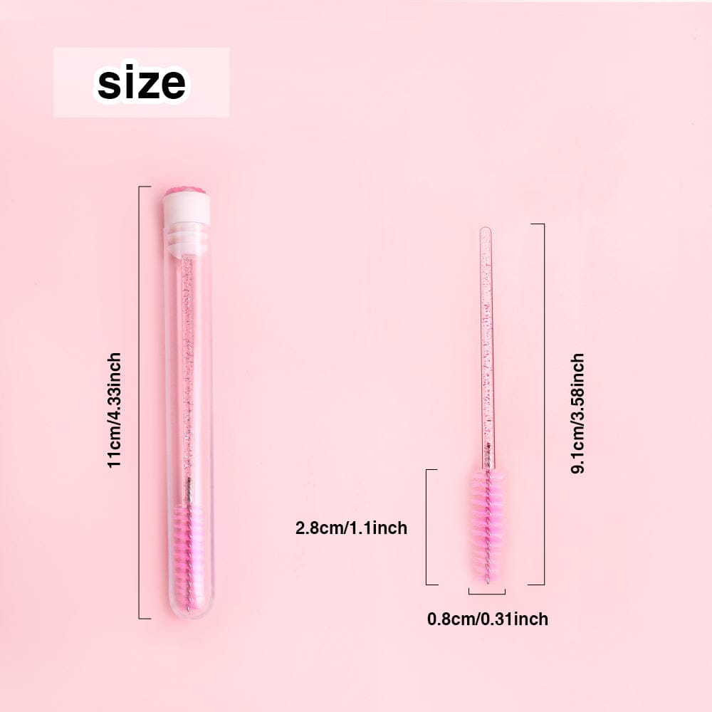 Glitter Mascara Brushes With Tube Eyelash brushes VEYELASH