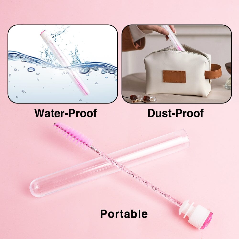 Glitter Mascara Brushes With Tube Eyelash brushes VEYELASH