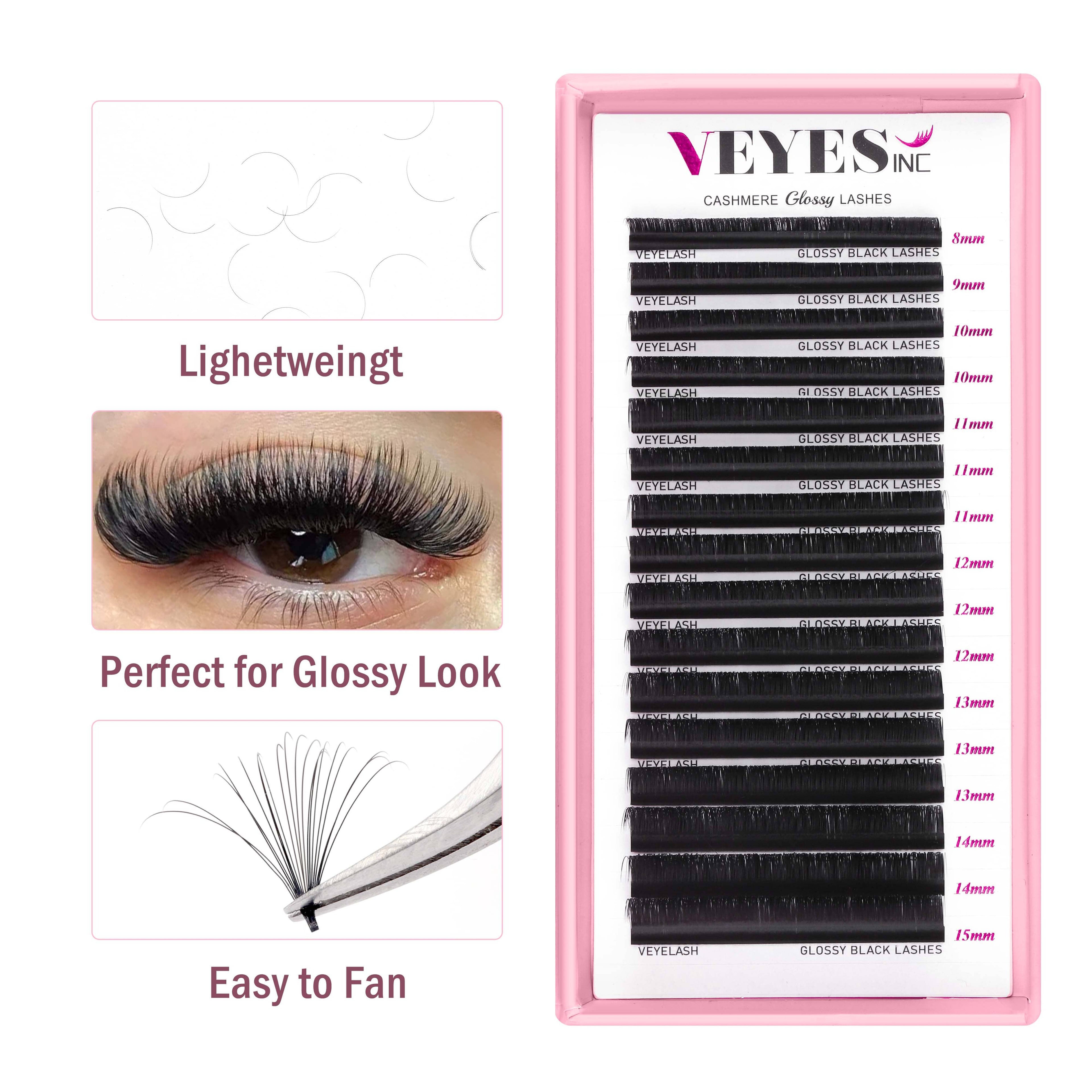 Glossy Black Lashes VEYELASH®