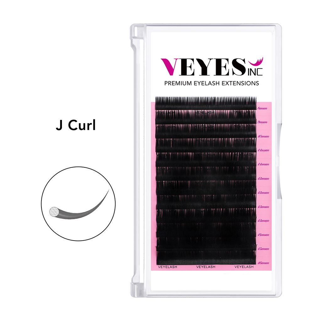 J Curl Lash Extensions Individual eyelashes VEYELASH