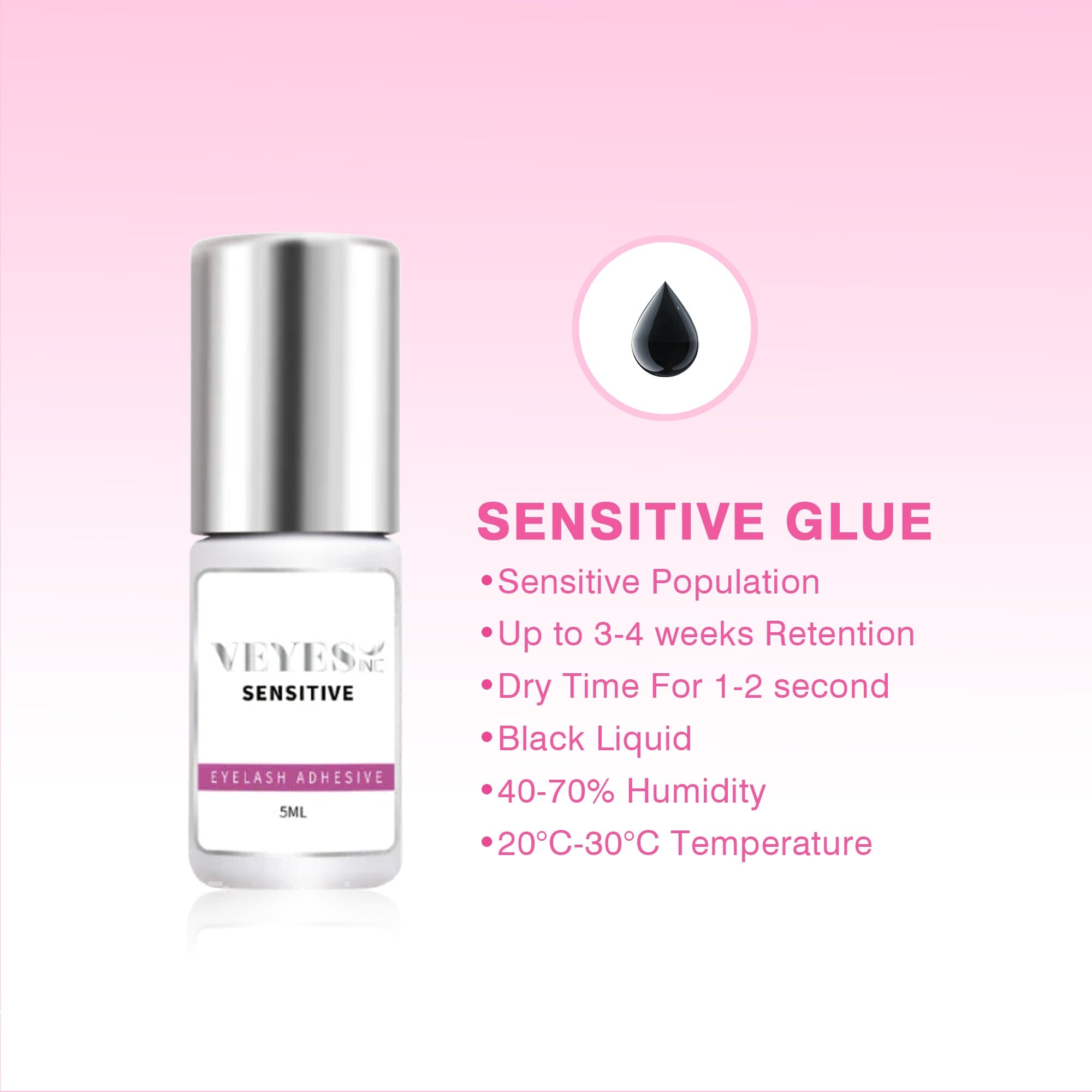 Lash Extension Glue Eyelash Kits VEYELASH® Sensitive Glue