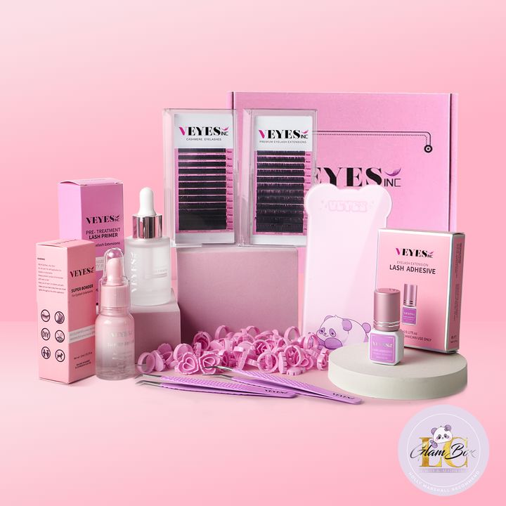 LC Glam Box professional Lash kit Eyelash Kits VEYELASH