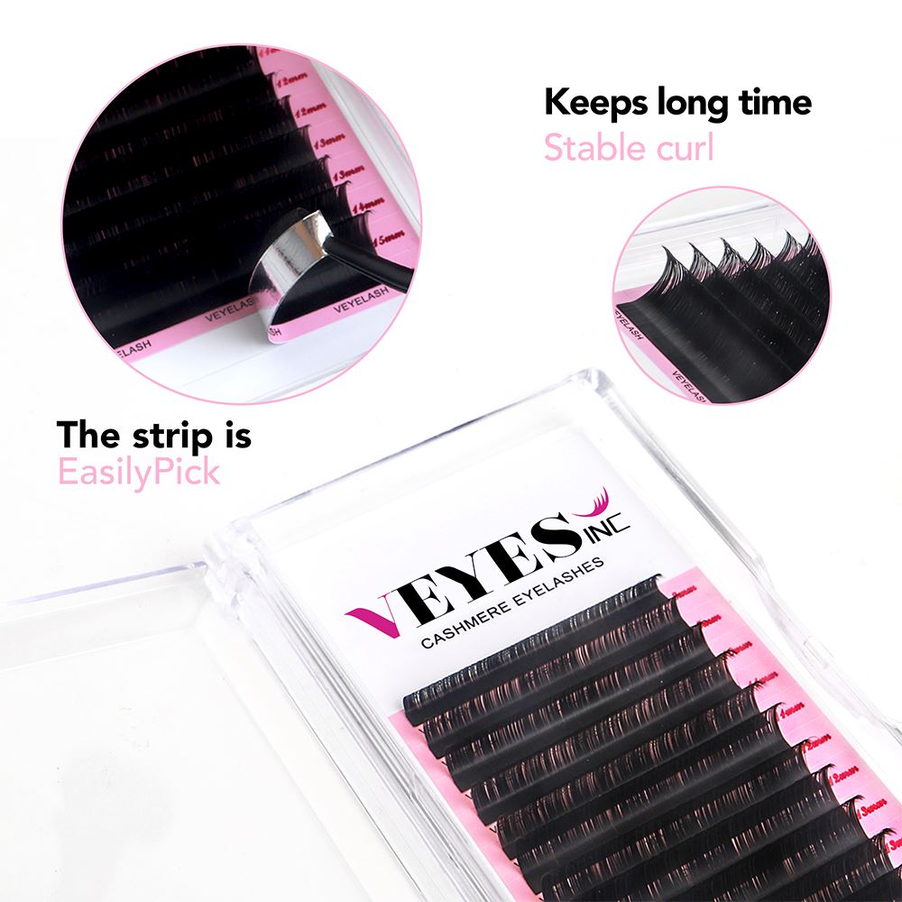 LD Curl Eyelash Extensions Individual eyelashes VEYELASH