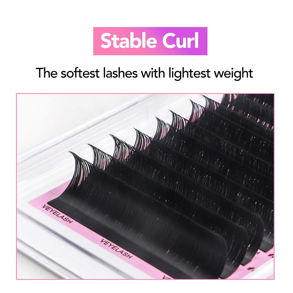 LD Curl Eyelash Extensions Individual eyelashes VEYELASH