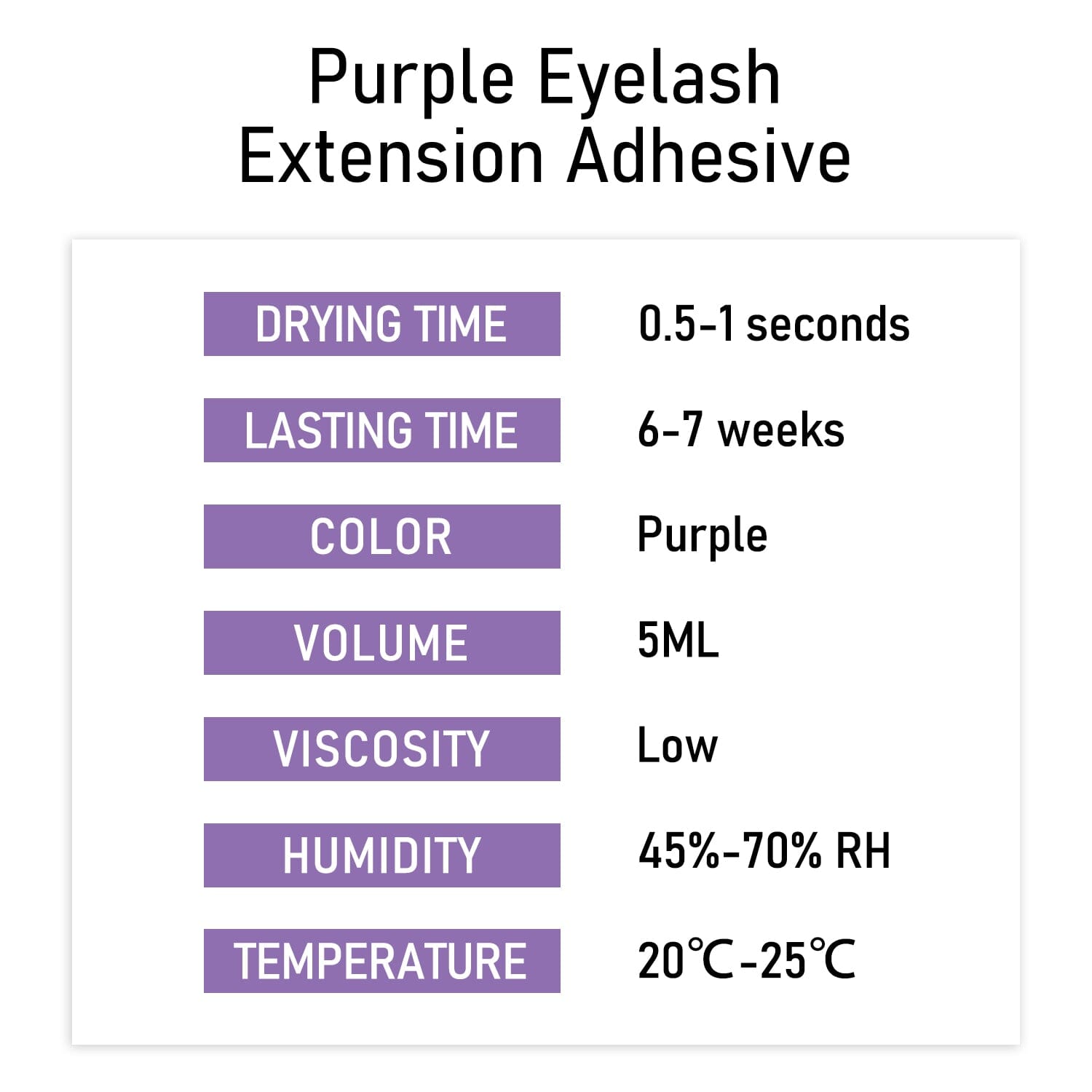 Multi Color Lash Glue VEYELASH®