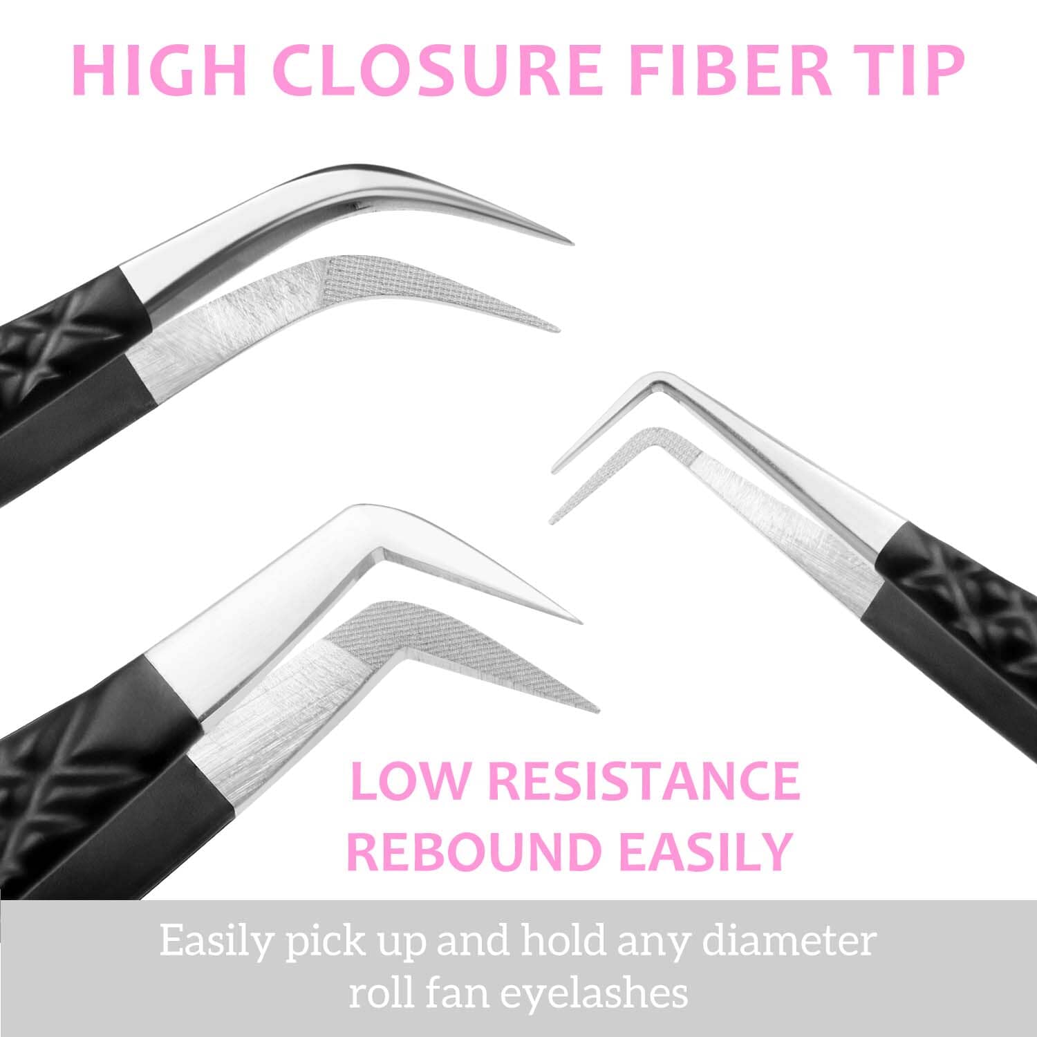 Noir Fiber Tweezer Kit Tweezers VEYELASH