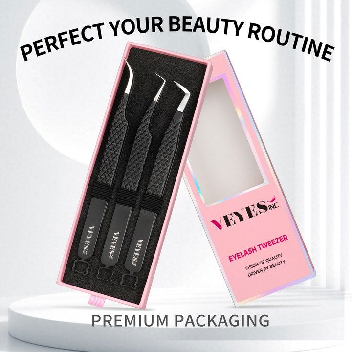 Noir Fiber Tweezer Kit Tweezers VEYELASH