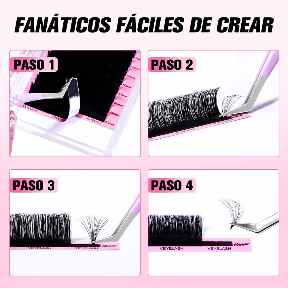 Pestañas Cashmere Smart Fan™ México VEYELASH®