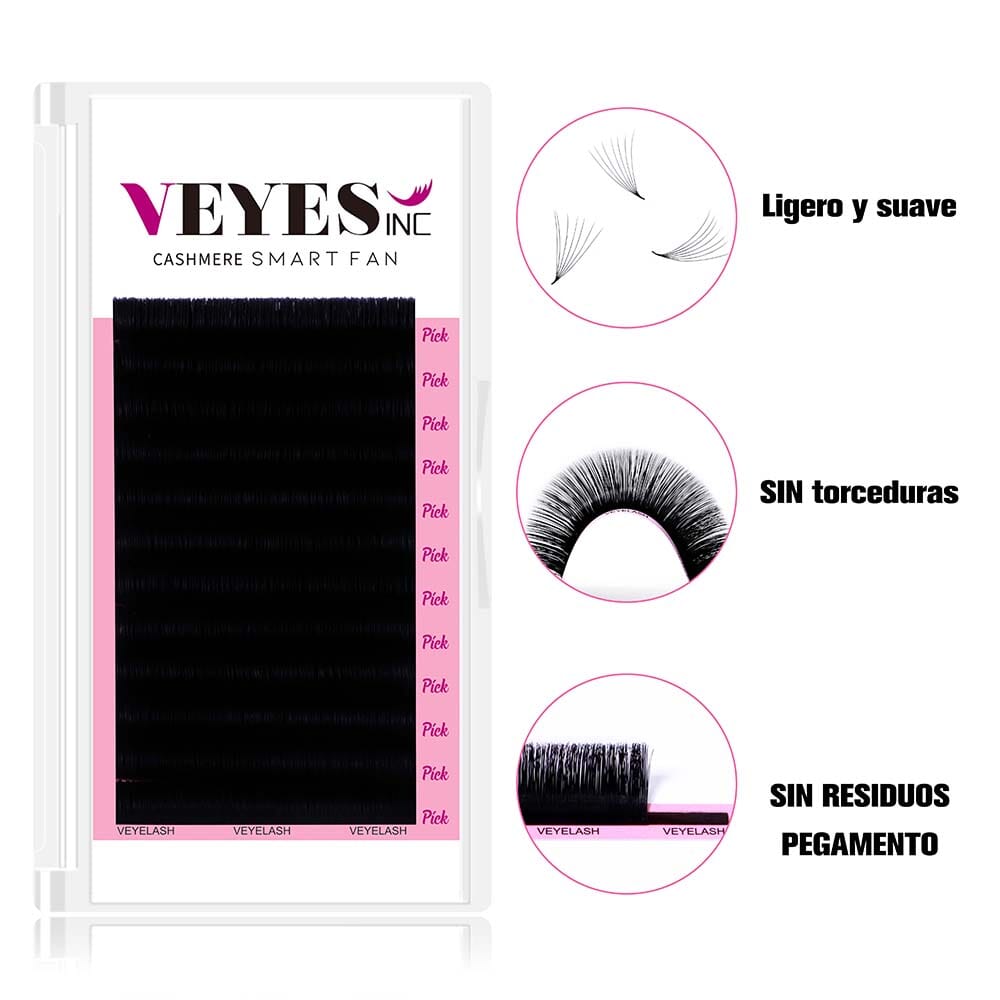 Pestañas Cashmere Smart Fan™ México VEYELASH®