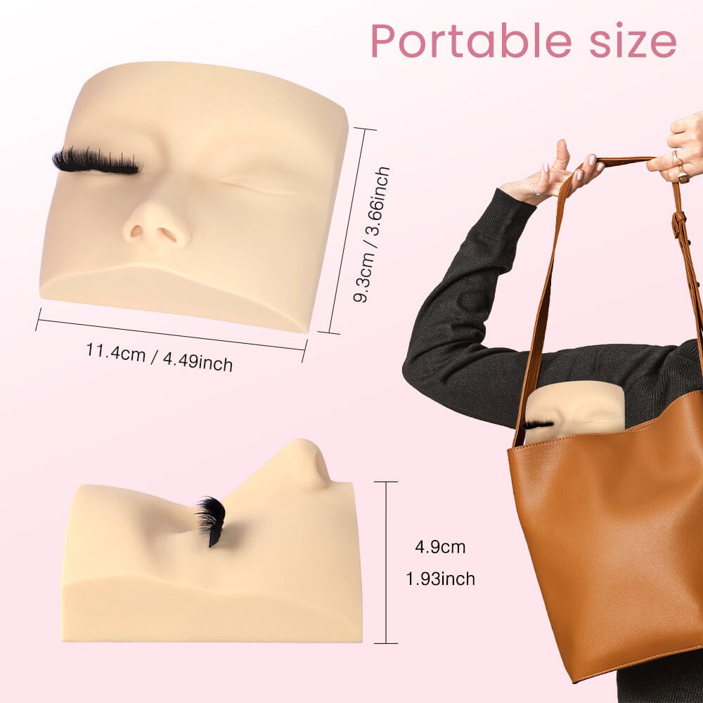 Portable Practice Training Head Practice mannequin VEYELASH®