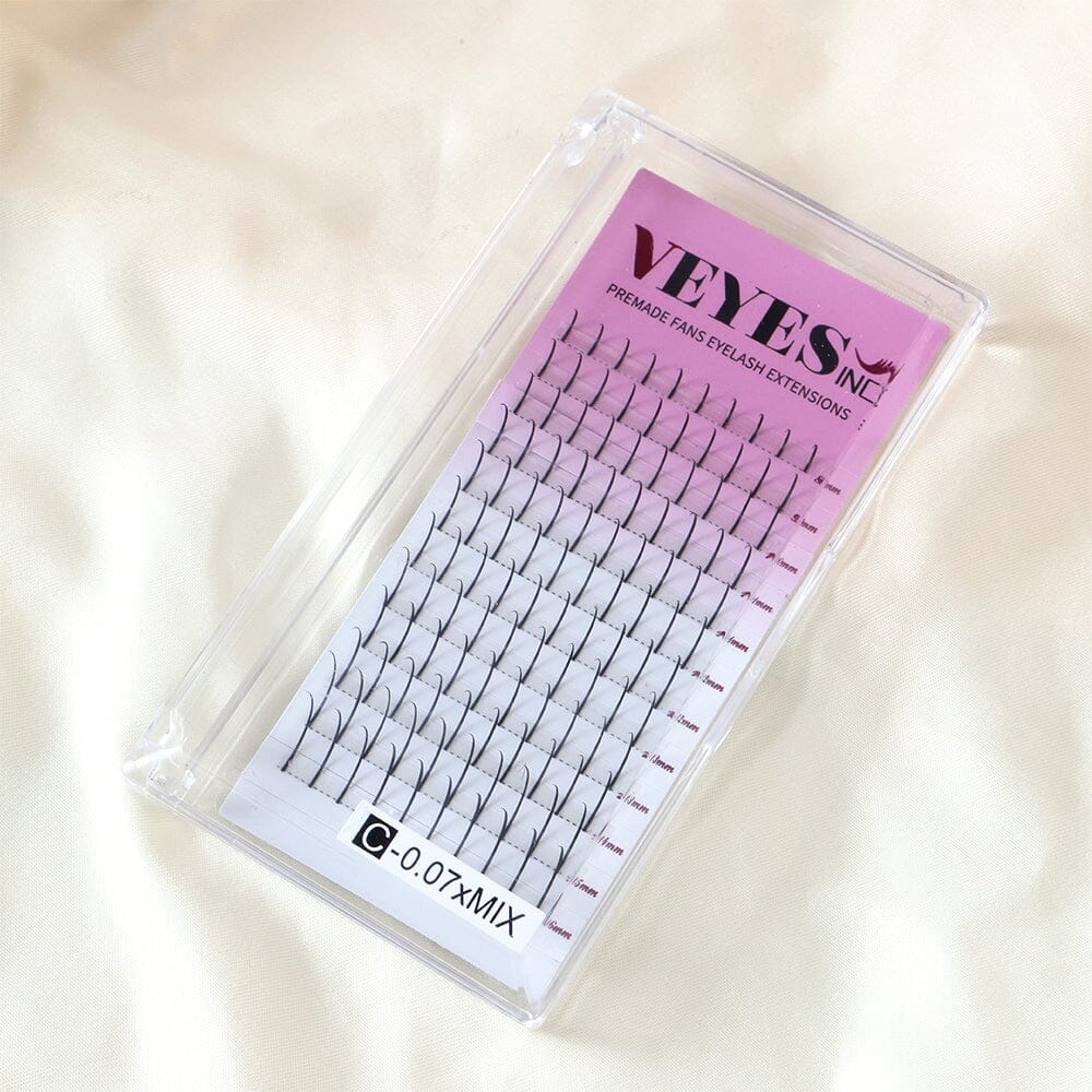 Premade Fan Spikes Lash Extensions Premade volume fans VEYELASH