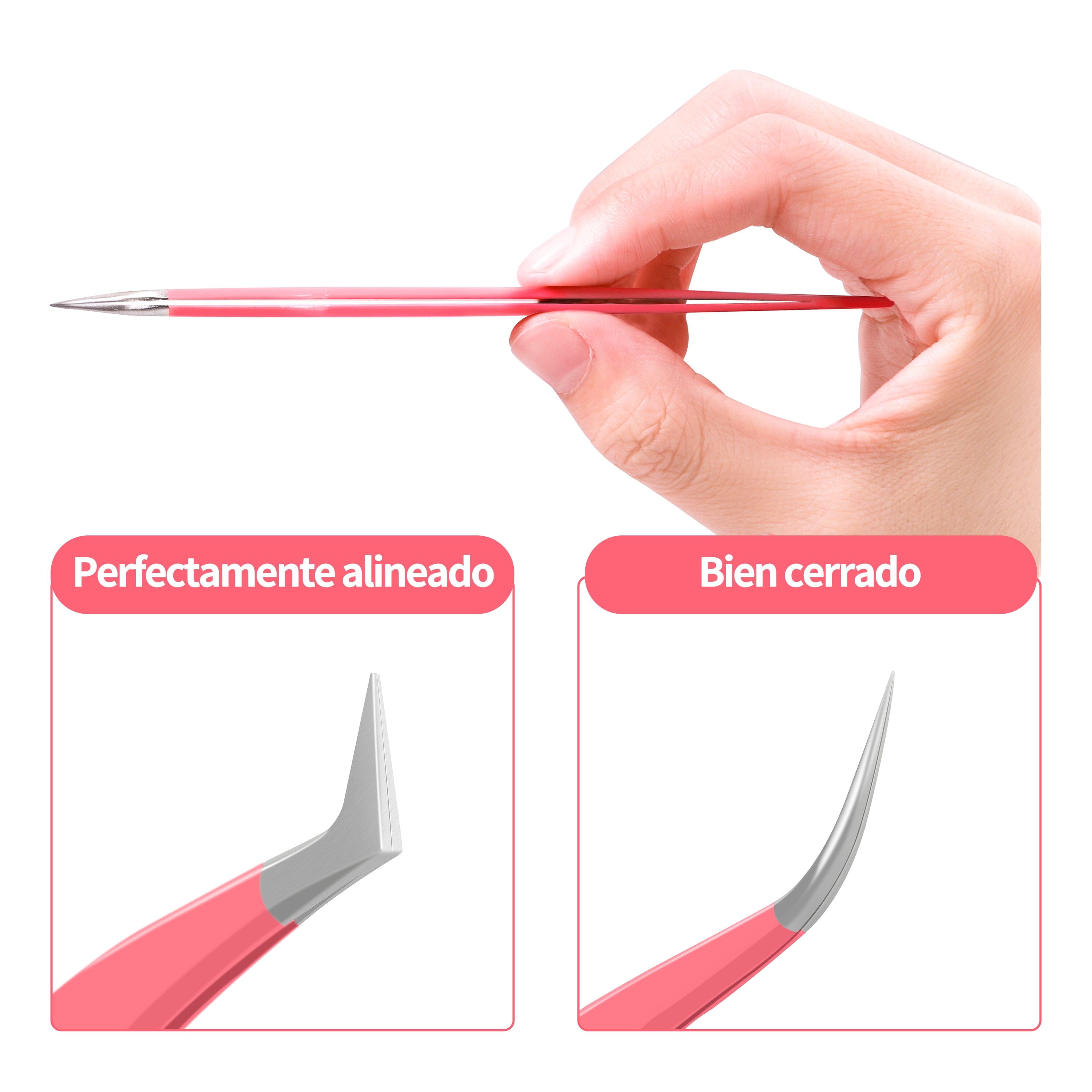 Pretty in Pink Tweezer Trio VEYELASH®